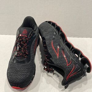 Dream Horse Men’s Steel Toe Shoes Sneakers Lace Up Sz 6.5‎ Black Red #21032